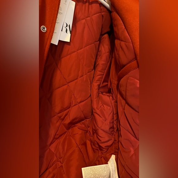 Zara classic faux bomber jacket - Picture 3 of 6